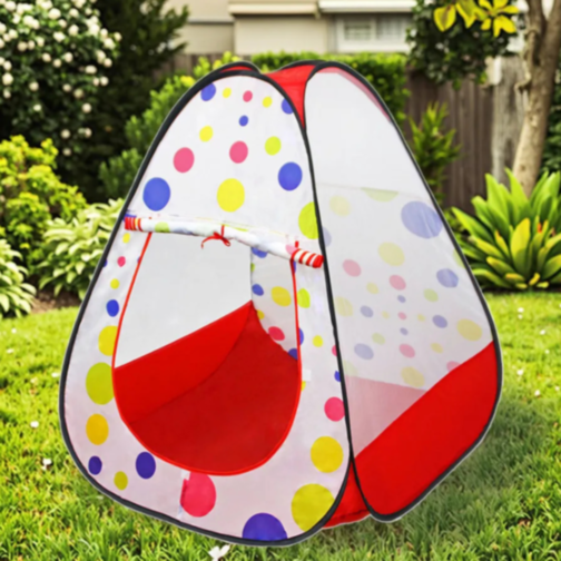 Căsuță Tip Cort Colorat pentru Copii – Spațiu de Joacă Interior și Exterior