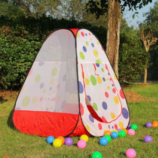 Căsuță Tip Cort Colorat pentru Copii – Spațiu de Joacă Interior și Exterior