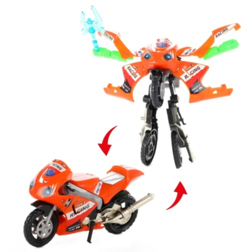 1buc. Motocicletă robot transformabilă jucărie pentru copii (culoare aleatorie)