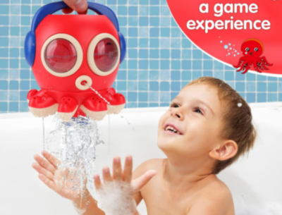 Jucărie de Baie Caracatiță cu Apă Rotativă (culoare aleatorie) | image