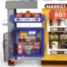 Supermarket Jucărie Interactiv cu Casă și Cărucior