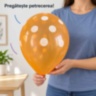 Set de 25 de baloane colorate cu buline albe