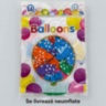Set de 25 de baloane colorate cu buline albe