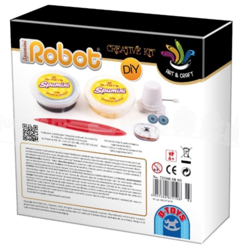Spuma de modelat - Spumini Robot  joc creativ