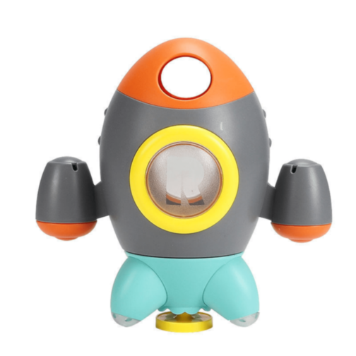 Jucărie de Baie Rachetă cu Jet de Apă (culoare aleatorie)