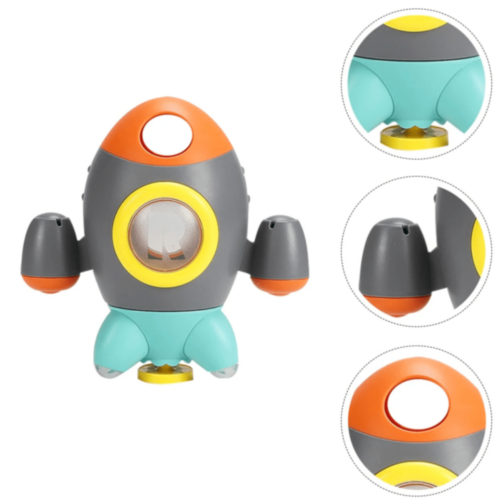 Jucărie de Baie Rachetă cu Jet de Apă (culoare aleatorie)