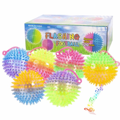 Mega Mingea YoYo 12cm, cu Țepi, Sunete și Lumini