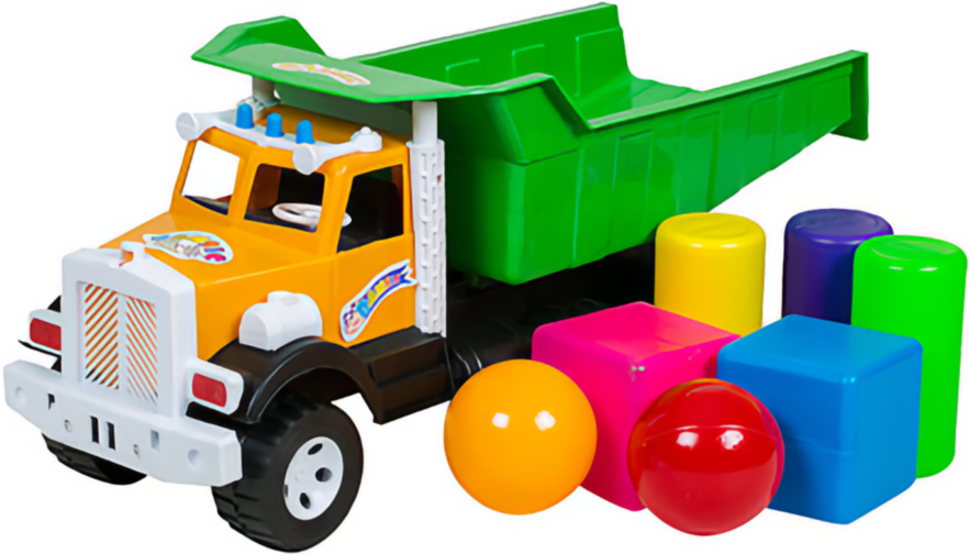 Camion Încărcat cu Blocuri de Construit, 52cm  