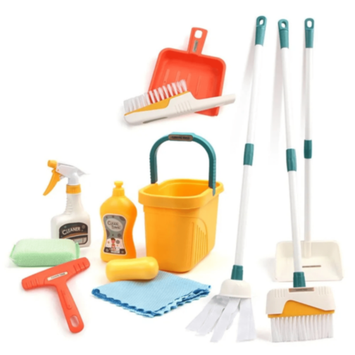 Set Jucărie de Curățenie Clean Time – Mop, Găleată și Accesorii pentru Copii