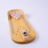 Bowling de Masă din Lemn – Joc Interactiv pentru Copii și Familie