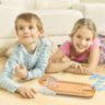 Bowling de Masă din Lemn – Joc Interactiv pentru Copii și Familie