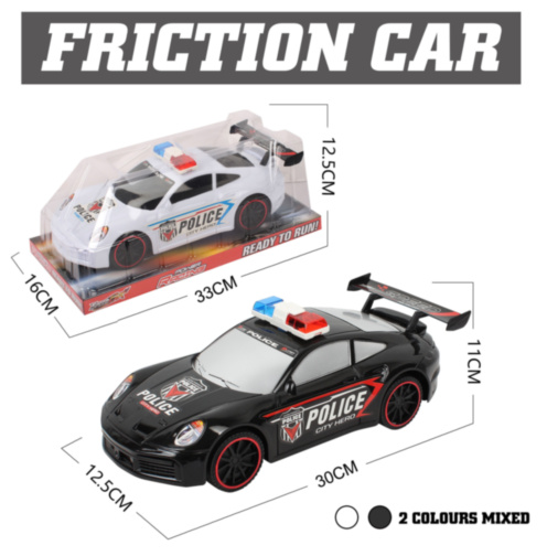 Mașină de Poliție Friction Car City Hero (culoare aleatorie)