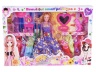 Barbie cu 8 Ținute, Încălțăminte și Oglindă