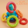 Turn cu Inele Colorate – Jucărie Montessori pentru Bebeluși