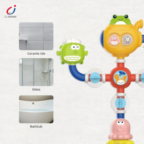 Jucărie de Baie 4 în 1 cu Apă - „Turnul Apei”