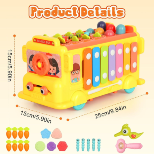 Autobuz Interactiv cu Jocuri Educative pentru Copii – Dezvoltare Cognitivă și Distracție