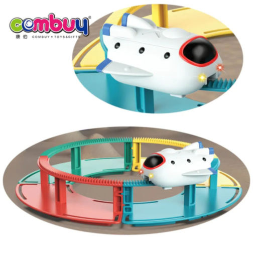 Pista 3D cu Blocuri de Construcție și Mașină Spațială – Aventură Interactivă