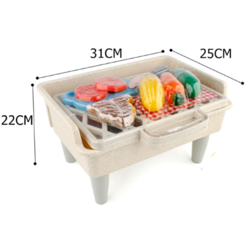 Set de joacă BBQ – Grătar pentru copii (29 de piese)
