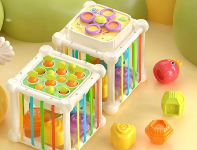 Cub multifuncțional educativ - Jocuri senzoriale și logice | image