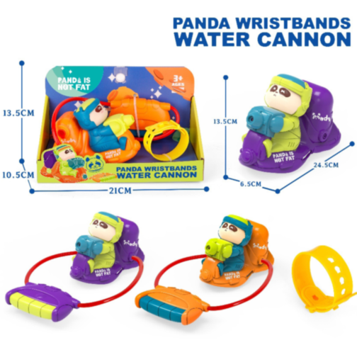Pistol de Apă pe Încheietură cu Panda pe Scuter (model aleatoriu)