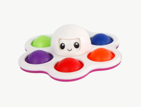 Spinner senzorial "Octopus" cu schimbare de expresie