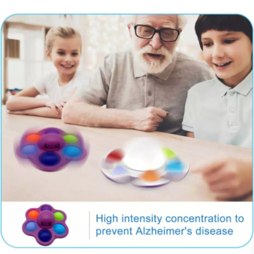 Spinner senzorial "Octopus" cu schimbare de expresie