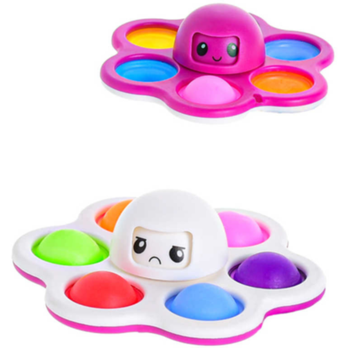 Spinner senzorial "Octopus" cu schimbare de expresie