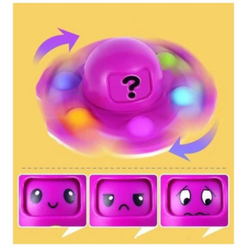 Spinner senzorial "Octopus" cu schimbare de expresie