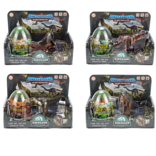 Set Dinozauri cu Ou „Dinosaur Land” (Model Aleatoriu)