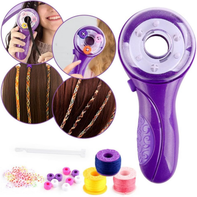 Aparat Electric de Împletit Păr Braided Fashion – Set Accesorii Coafură pentru Fetițe | image