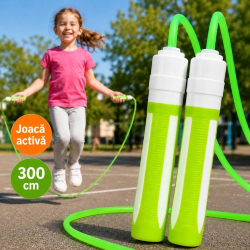Coardă de sărit copii 300 cm culoare aleatorie
