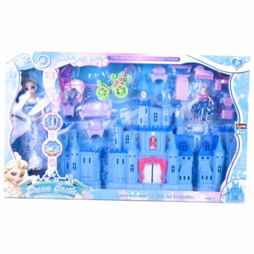Mega Castelul Fermecat Frozen cu Păpușa Elsa