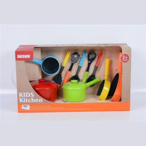 Set de Ustensile și Vase de Bucătărie pentru Copii – Mini Chef