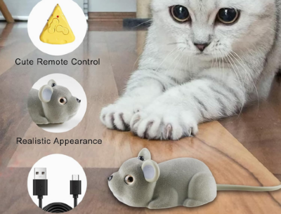 Șoricelul Jucăuș: Jucărie Realistă cu Telecomandă | image