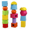 Set de Coloane Colorate cu Forme Geometrice și Activități Interactive