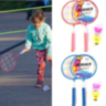 Set Badminton pentru Copii cu 2 Rachete și 3 Fluturași (culoare aleatorie)