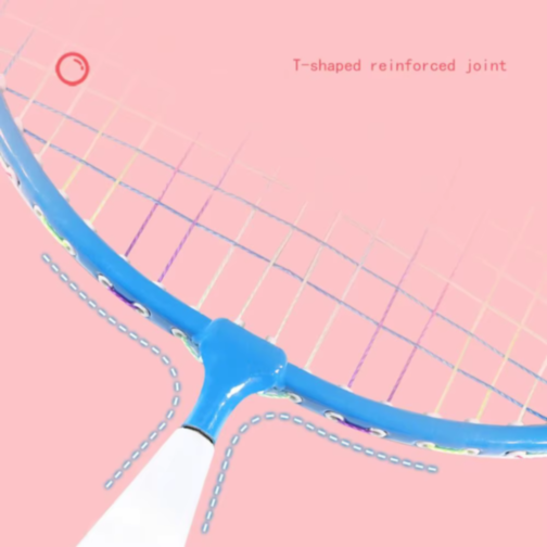 Set Badminton pentru Copii cu 2 Rachete și 3 Fluturași (culoare aleatorie)