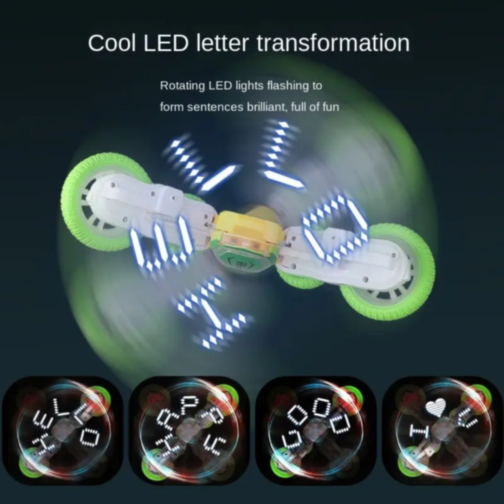 Mașinuță de Cascadorii cu Telecomandă și LED – Model Flip 360°