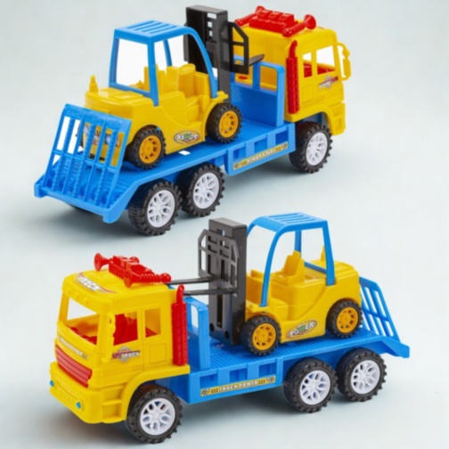 Camion Transport cu Stivuitor de Jucărie pentru Copii (culoare aleatorie)