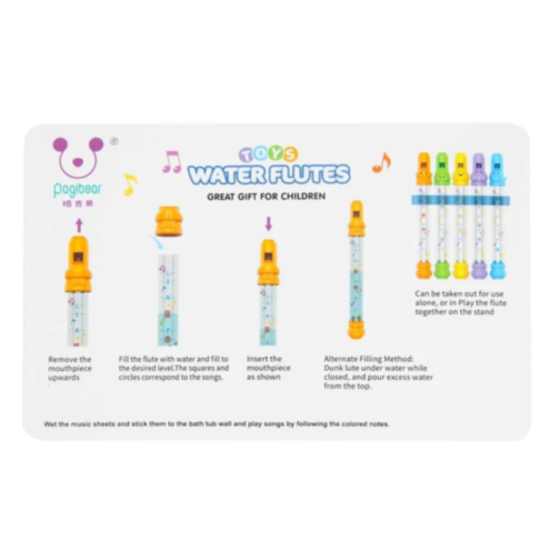 Set Fluiere de Apă pentru Copii - 5 Bucăți