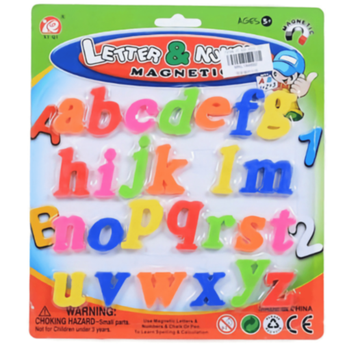 Litere Magnetice Minuscule Colorate pentru Copii