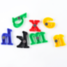 Litere Magnetice Minuscule Colorate pentru Copii