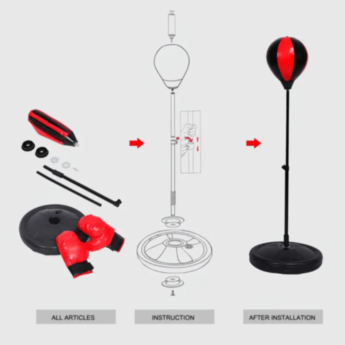 Set Box pentru Copii cu Minge și Mănuși