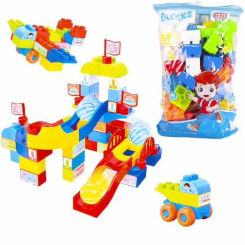 Set de Construcție din 57 Blocuri Colorate