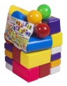 Set de Construcție cu Forme Geometrice Colorate 