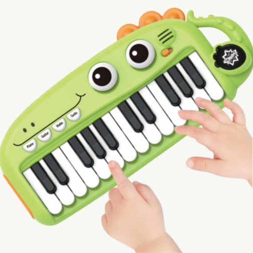 Pian Muzical Dinozaur cu Sunete Instrumentale