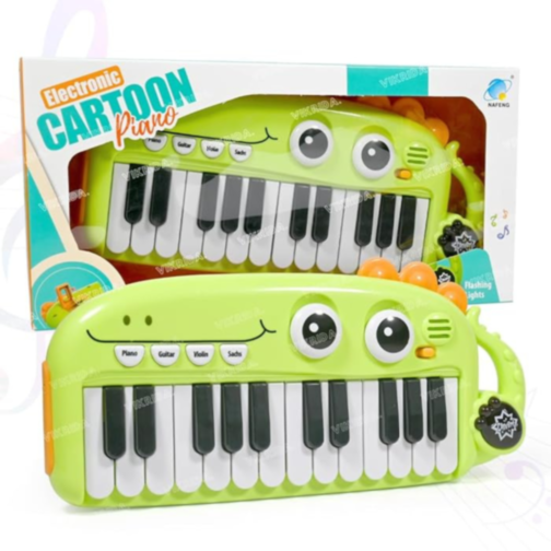 Pian Muzical Dinozaur cu Sunete Instrumentale