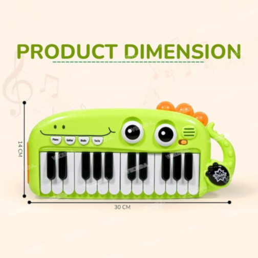 Pian Muzical Dinozaur cu Sunete Instrumentale