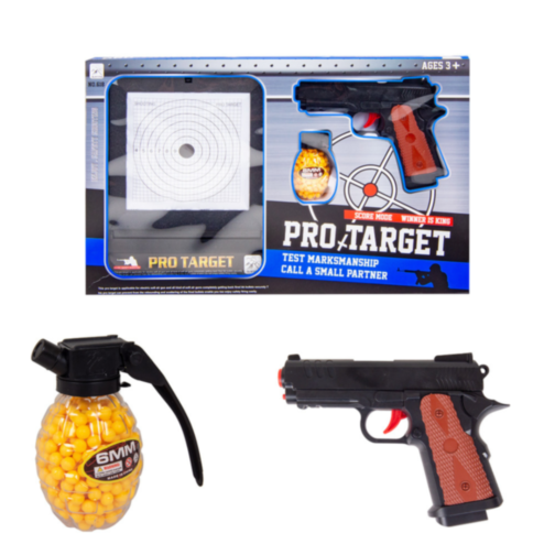 Set de Antrenament de Tir pentru Țintire Pro Target – Pistol și Țintă Inclusă