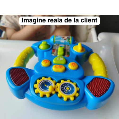 Volan Interactiv pentru Copii cu Lumini și Sunete Realiste